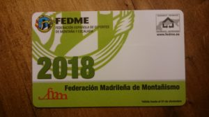 Licencia federativa de montaña 2018