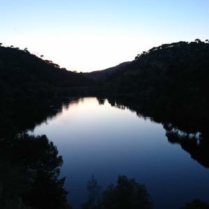 Senderismo nocturno por la Presa de Picadas, (río Alberche) con El Caminante y su Sombra